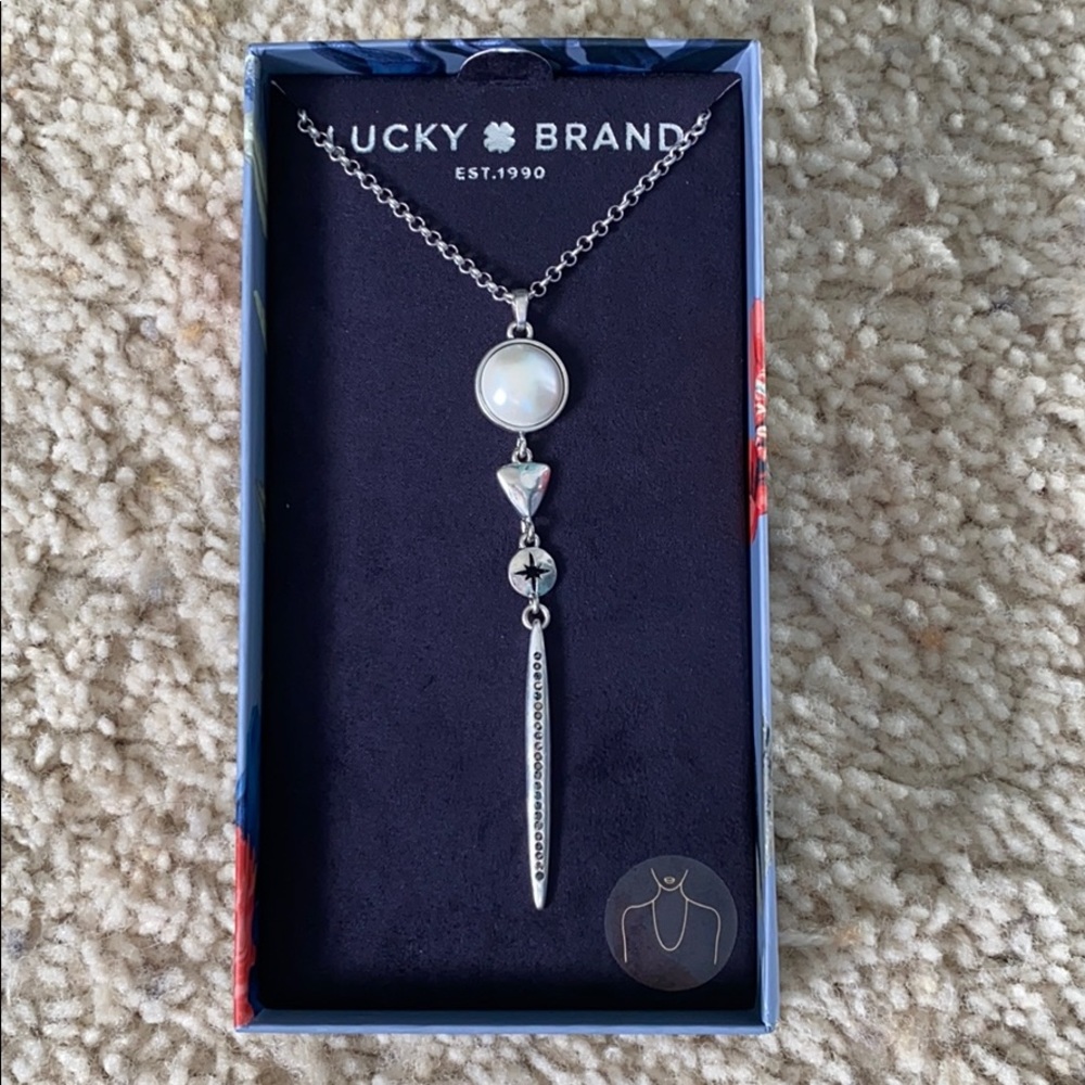 Lucky brand silver necklace